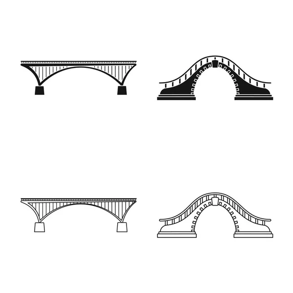 Illustrazione vettoriale del collegamento e segno di progettazione. Raccolta dell'illustrazione vettoriale di connessione e di riserva laterale . — Vettoriale Stock