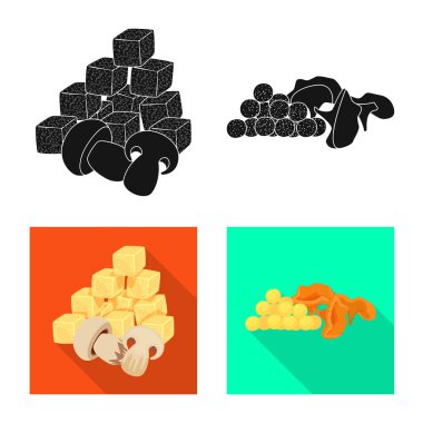 Tat ve daiç logo vektör Illustration. Tat ve organik hisse senedi vektör çizim.