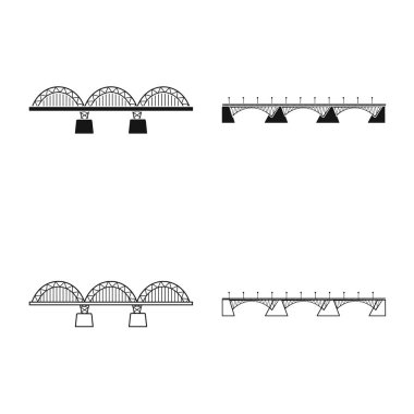 Bağlantı ve tasarım simge vektör Illustration. Bağlantı ve yan hisse senedi vektör çizim.