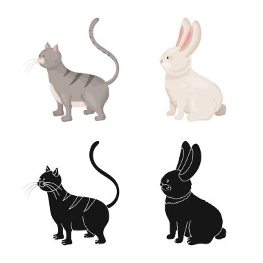 Üreme ve mutfak logo vektör Illustration. Set ıslahının ve organik hisse senedi için vektör simgesi.