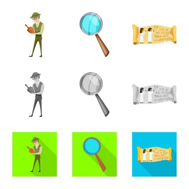 Hikaye ve öğeleri logosu yalıtılmış nesne. Web için hikaye ve öznitelikleri hisse senedi simgesi kümesi.