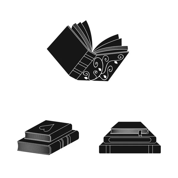 Icono de objeto aislado de ilustración e información. Conjunto de ilustración y librería icono vectorial para stock . — Archivo Imágenes Vectoriales