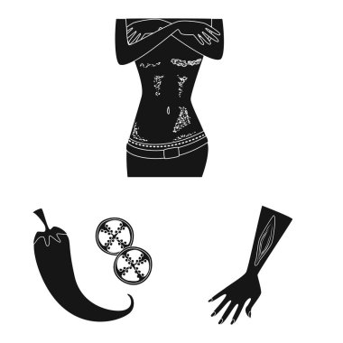 Sağlık hizmetlerinin izole nesnesi ve tıbbi işaret. Sağlık ve dermatoloji stok vektör illüstrasyon koleksiyonu.