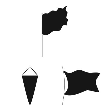 Malzeme ve ortam simgesinin yalıtılmış nesnesi. Malzeme ve tekstil stok vektör illüstrasyon koleksiyonu.