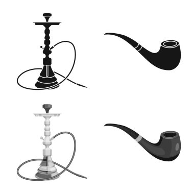Çöp tasarımını vektör ve simge durdurmak. Çöp ve alışkanlık hisse senedi simgesi için web topluluğu.