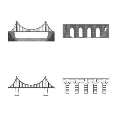 Vektör Illustration bağlantı ve tasarım sembolü. Bağlantı ve yan hisse senedi vektör çizim koleksiyonu.