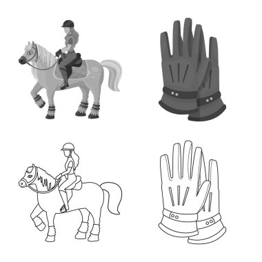 Vektör çizim ekipmanları ve logo sürme. Hisse senedi için ekipman ve rekabet vektör simge kümesi.