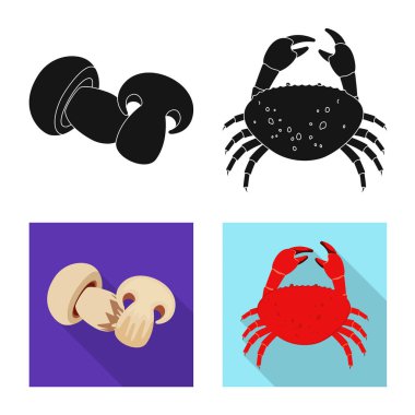 İşareti tat ve ürün yalıtılmış nesne. Toplama tat ve hisse senedi simgesi web için pişirme.