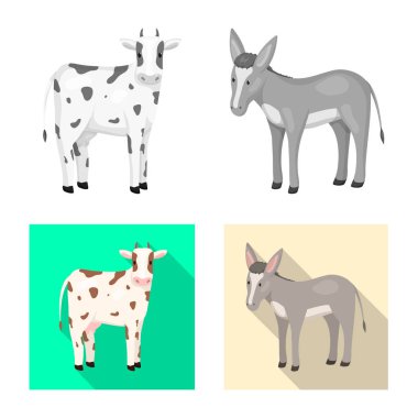 Üreme ve mutfak simge vektör tasarımı. Set ıslahının ve organik web için hisse senedi simgesi.