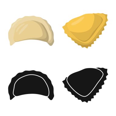 Ürünler ve pişirme simge vektör Illustration. Ürünler ve web için hisse senedi simgesi meze koleksiyonu.