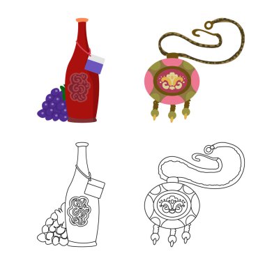 Kültür ve gezi simge vektör çizimi. Kültür ve özgünlük hisse senedi simgesi için web topluluğu.