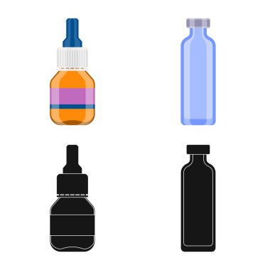 Perakende ve sağlık simge vektör tasarımı. Perakende ve sağlık hisse senedi simgesi için web topluluğu.