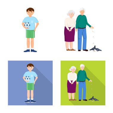 Karakter ve avatar logo yalıtılmış nesne. Karakter ve portre hisse senedi simgesi için web topluluğu.