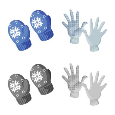 Siluet ve güvenlik logo vektör tasarımı. Hisse senedi için konfor ve siluet vektör simge kümesi.