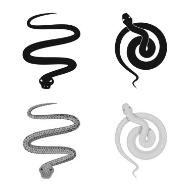 Mammal ve tehlike işareti yalıtılmış nesne. Memeli ve tıp hisse senedi vektör çizim seti.