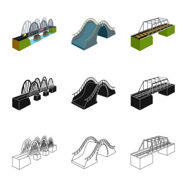 Bağlantı ve tasarım sembolü yalıtılmış nesne. Bağlantı ve yan hisse senedi vektör çizim.
