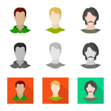 Profesyonel ve fotoğraf simge vektör Illustration. Profesyonel topluluğu ve hisse senedi için profil vektör simgesi.