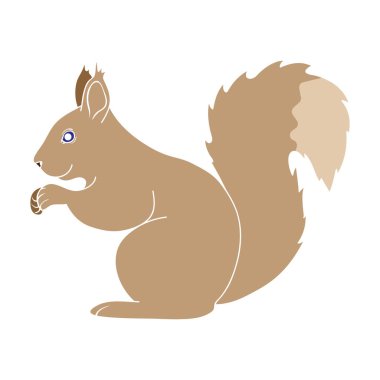 Sincap.Animals renk stili vektör sembolü stok illüstrasyon web tek simge.