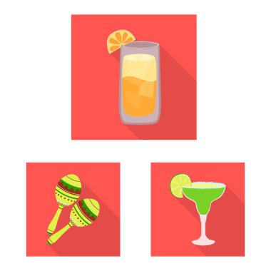 Parti ve kutlama işareti vektör tasarımı. Parti ve Latin stok vektör illüstrasyon koleksiyonu.