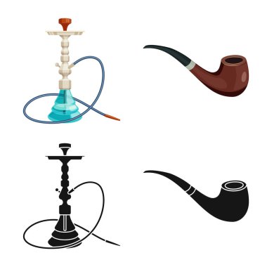 Çöp tasarımını vektör ve sembol durdurmak. Web için çöp ve alışkanlık hisse senedi simgesi kümesi.