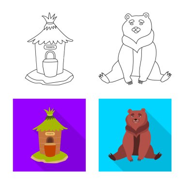 Doğa ve eğlence simge vektör tasarımı. Doğa ve eğlence hisse senedi vektör çizim topluluğu.