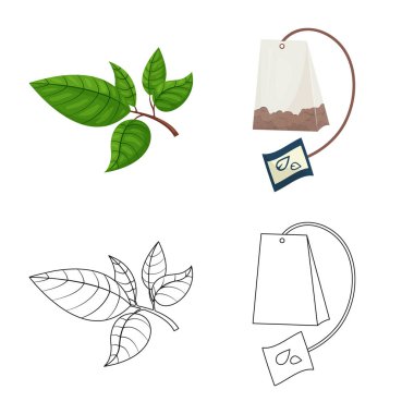 Sağlıklı ve çiçek logosu yalıtılmış nesne. Web için sağlıklı ve degrade hisse senedi simgesi kümesi.