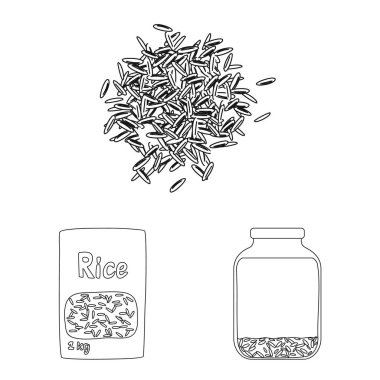 Diyet ve pişirme işareti yalıtılmış nesne. Diyet ve organik hisse senedi vektör çizim.