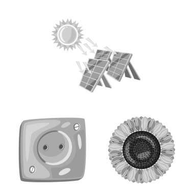 Organik ve doğa işareti vektör tasarımı. Organik ve panel stok vektör illüstrasyon seti.