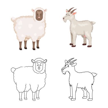 Üreme ve mutfak logo vektör tasarımı. Koleksiyon ıslahının ve organik vektör hisse senedi simgesi.