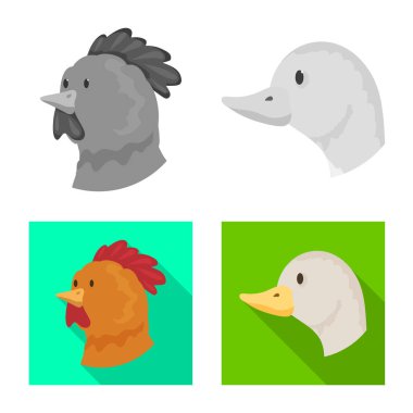 Tarım ve Hayvancılık simge vektör Illustration. Tarım ve organik hisse senedi simgesi için web topluluğu.