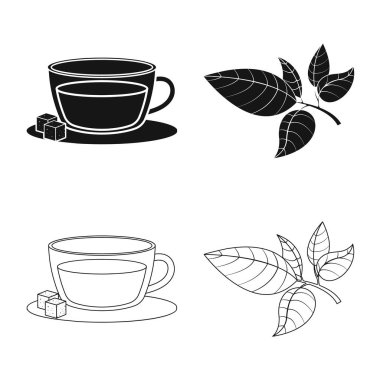 Sağlıklı ve çiçek işareti vektör Illustration. Sağlıklı ve degrade hisse senedi vektör çizim topluluğu.