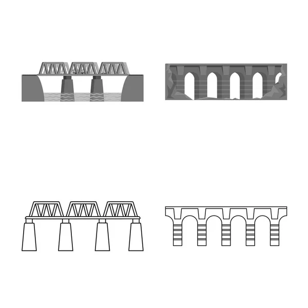 Ilustração vetorial do símbolo de conexão e design. Conjunto de conexão e ilustração vetorial de estoque lateral . — Vetor de Stock