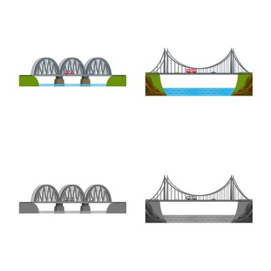 Bağlantı ve tasarım simge vektör Illustration. Bağlantı ve yan hisse senedi vektör çizim.
