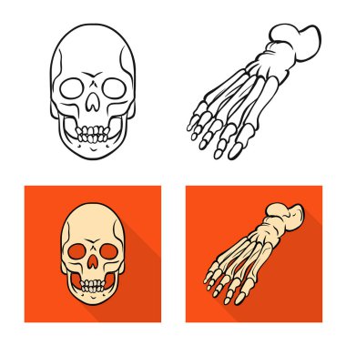 Tıp ve klinik simge vektör tasarımı. İlaç ve tıbbi vektör simgesini hissenin koleksiyonu.