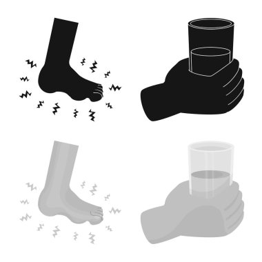 Diyet ve tedavi işareti yalıtılmış nesne. Diyet ve ilaç hisse senedi simgesi için web topluluğu.