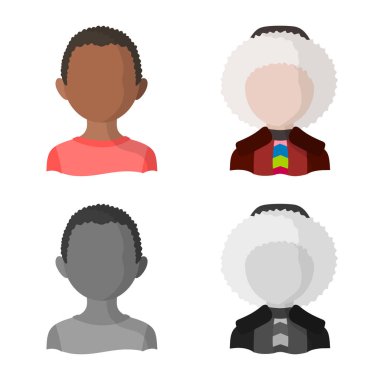 Kopyacı ve yerleşik simge yalıtılmış nesne. Kopyacı ve kültür hisse senedi simgesi web için set.