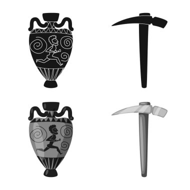 Hikaye ve öğeleri simge vektör tasarımı. Hisse senedi için hikaye ve öznitelikleri vektör simge kümesi.