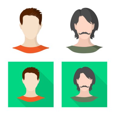 Profesyonel ve fotoğraf logo yalıtılmış nesne. Profesyonel kümesi ve hisse senedi için profil vektör simgesi.