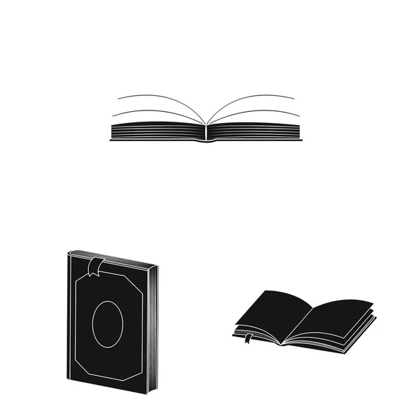 Ilustración vectorial del icono de ilustración e información. Colección de ilustración y librería símbolo de stock para web . — Vector de stock