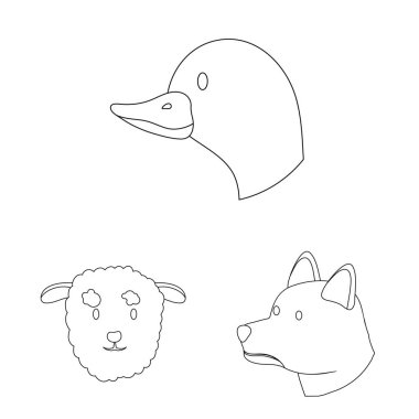 Vektör tasarım gıda ve ev yapımı işareti. Stok için gıda ve Homestead vektör simgesi koleksiyonu.