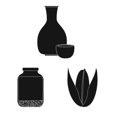 Diyet ve pişirme simgesi izole nesne. Web için diyet ve organik stok sembolü seti.