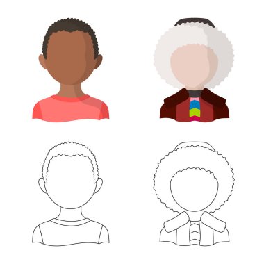 Kopyacı ve ikamet logo yalıtılmış nesne. Kopyacı ve kültür hisse senedi simgesi web için set.