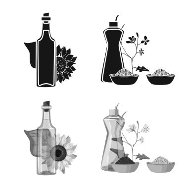 Sağlıklı ve sebze logosu yalıtılmış nesne. Sağlıklı topluluğu ve hisse senedi için tarım vektör simgesi.