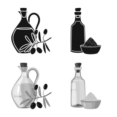 Sağlıklı ve sebze simge vektör tasarımı. Sağlıklı kümesi ve hisse senedi için tarım vektör simgesi.