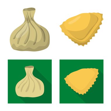 Ürün ve pişirme simge vektör Illustration. Ürünler ve hisse senedi için meze vektör simge koleksiyonu.