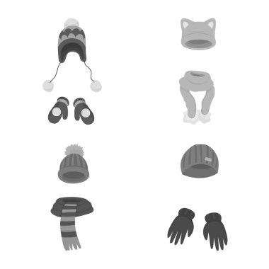 Şapkalar ve moda sembolü yalıtılmış nesne. Şapkalar ve soğuk hisse senedi simgesi için web topluluğu.