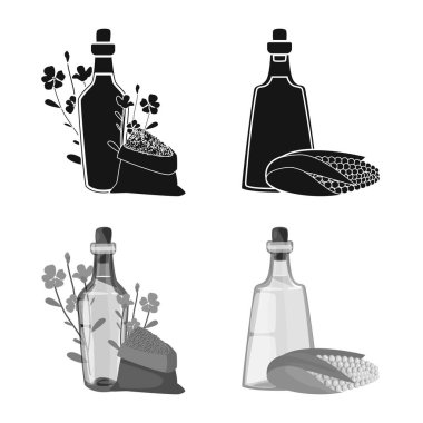 Sağlıklı ve sebze simge vektör tasarımı. Tarım hisse senedi vektör çizim ve sağlıklı kümesi.