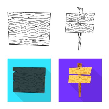 Ham izole nesnesini ve orman sembolü. Ham topluluğu ve parke hisse senedi simgesi web için.