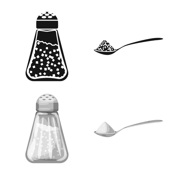 Objeto aislado de cocina e icono del mar. Conjunto de cocina y hornear símbolo de stock para la web . — Vector de stock