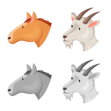 Tarım ve işareti yetiştiriciliği vektör tasarımı. Tarım ve organik vektör simgesini hissenin koleksiyonu.